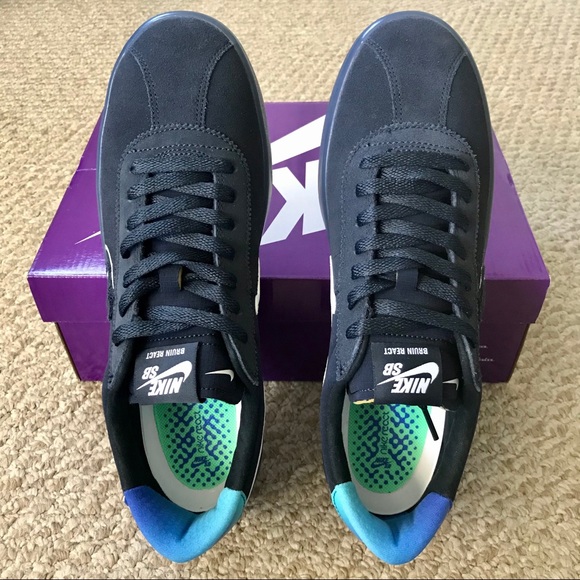 Nike SB Bruin React T Dark Obsidian Hyper Jade - Picture 2 of 10